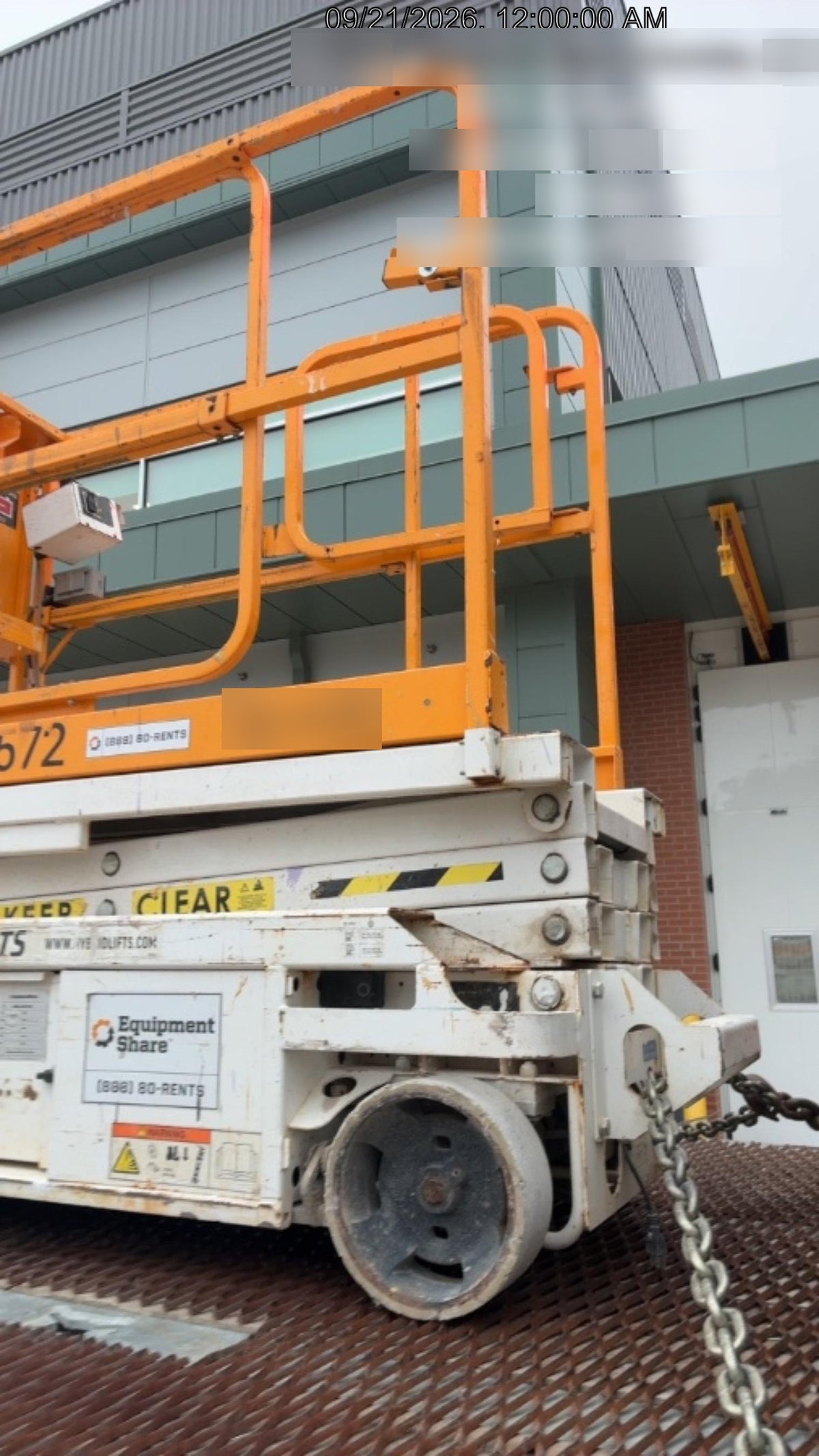 Custom Equipment HB-1430 Hy-Brid Scissor Lift
Platform capacity up to 670 lbs
Working height up to 20 ft
Weighs under 1,700 lbs
Non-marking wheels