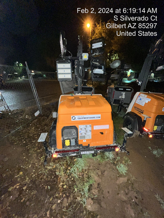 2023 Generac MLT2 Diesel, Flex Switch 120V Input, Powerzone Controller, (4) 320W LED Lights, 4kW Generator, 39.9 Gal Fuel Tank, 2" Ball, T3