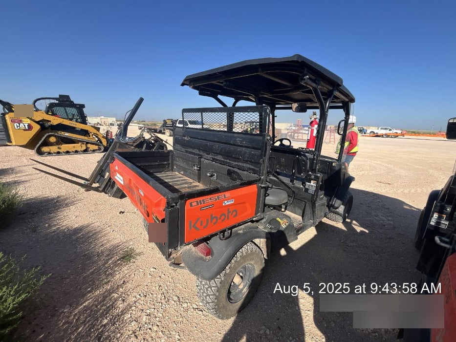 2020 Kubota RTV-X1140W-H 4WD, LED Strobe, Windshield Acrylic Clear, Plastic Canopy, LED Strobe Light, Wire Harness Kit, Backup Alarm
