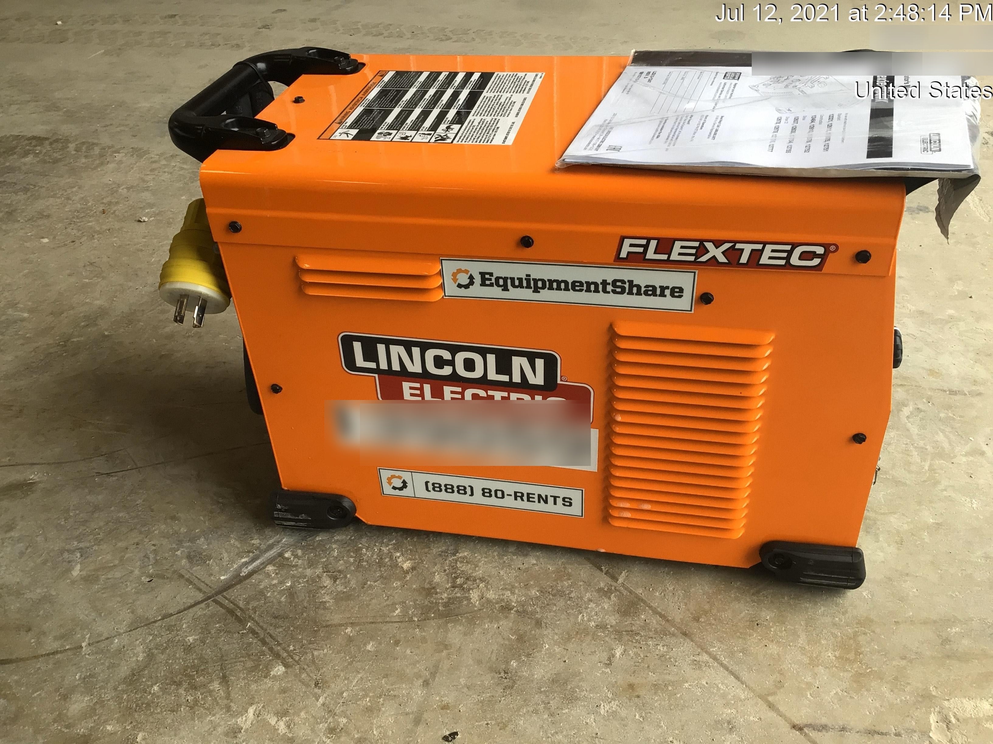 2021 LINCOLN ELECTRIC FLEXTEC 350X