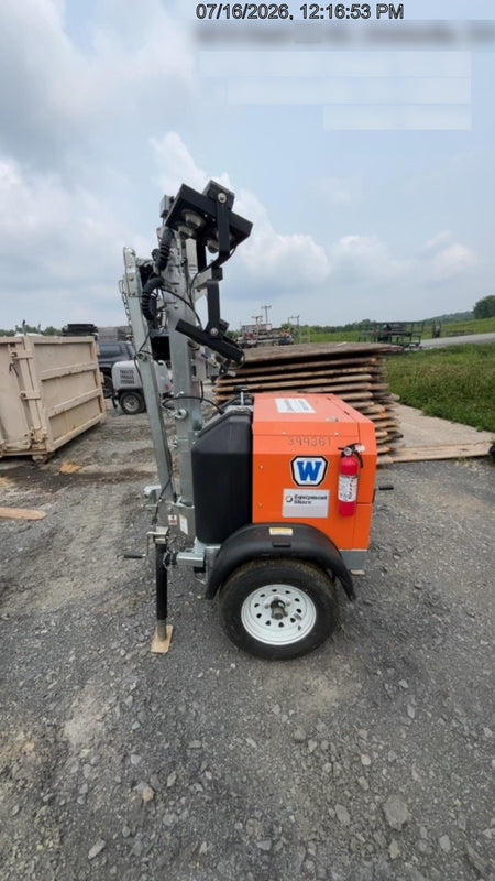2024 Wanco WLTT-4MM4K Diesel, Deep Sea Controller, Shore Power Plug, Auto Start, (4) 350W LED Floodlights, 4kW Generator, 60 Gal Fuel Tank, 2" Ball, T3