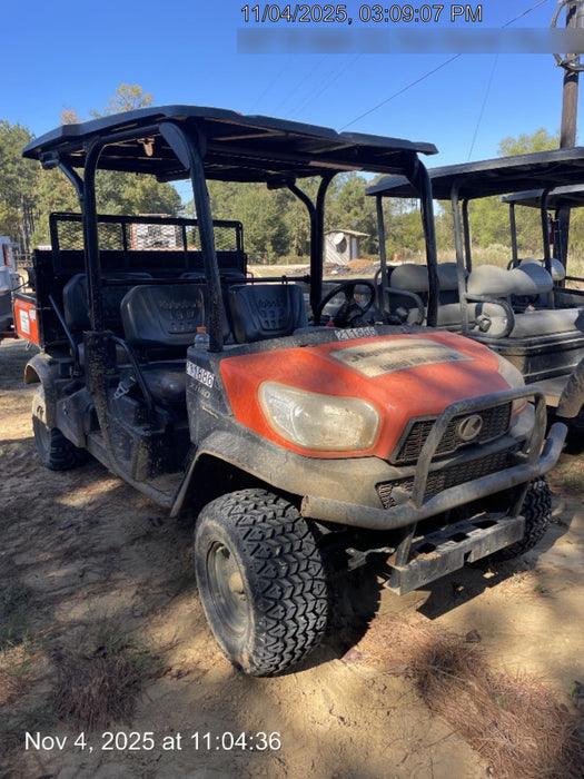 2022 Kubota RTV-X1140W-H Plastic Canopy, Windshield Acrylic Clear, LED Strobe Light, Wire Harness Kit, Back up Alarm