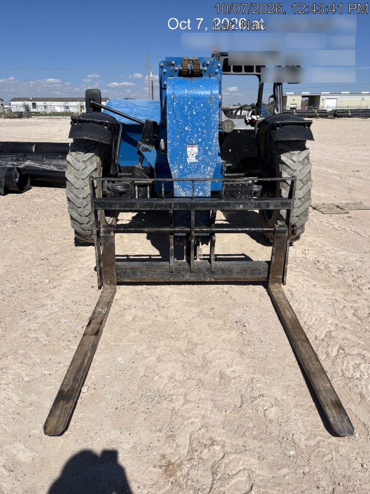 2018 Genie GTH-844 Genie GTH-844D w/Open ROPS, FF Tires, Work Light/Beacon, 60" Carriage and Forks