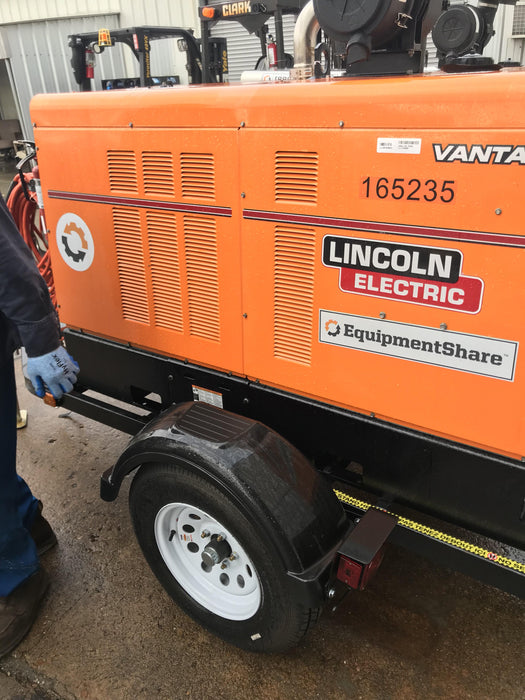 2021 Lincoln Electric Vantage 549X Ready Pak 3, ORANGE (includes trailer, cable rack, fender light kit)