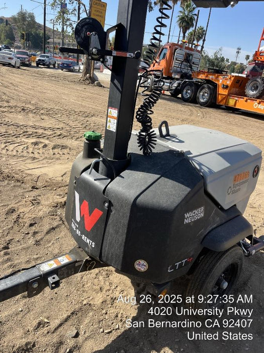 2024 Wacker Neuson LTT4 Diesel, Kohler KDW702, Deep Sea Controller, Auto Start, LED 320W, Bypass Outlet, T3