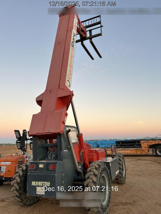 2018 Manitou MTA8044 MTA 8044 - 74 HP T4, Canopy, Worklights/Strobe, Beacon, 66" Carriage, 48" Forks, Solid Tires, Lift Hook, Aux Hydraulics