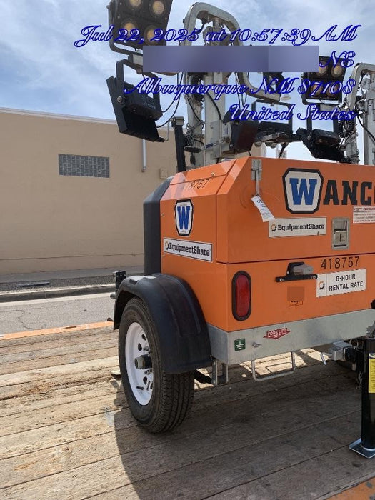 2024 Wanco WLTT-4MM4K Diesel, Deep Sea Controller, Shore Power Plug, Auto Start, (4) 350W LED Floodlights, 4kW Generator, 60 Gal Fuel Tank, 2" Ball, T3