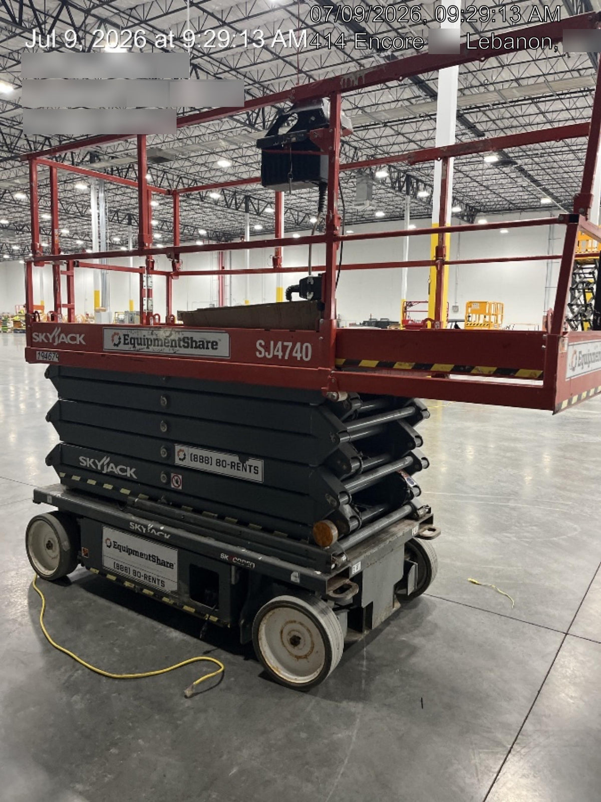 2021 Skyjack SJ4740 Hyd Drive, Sld NM Tires, DBcns, EST