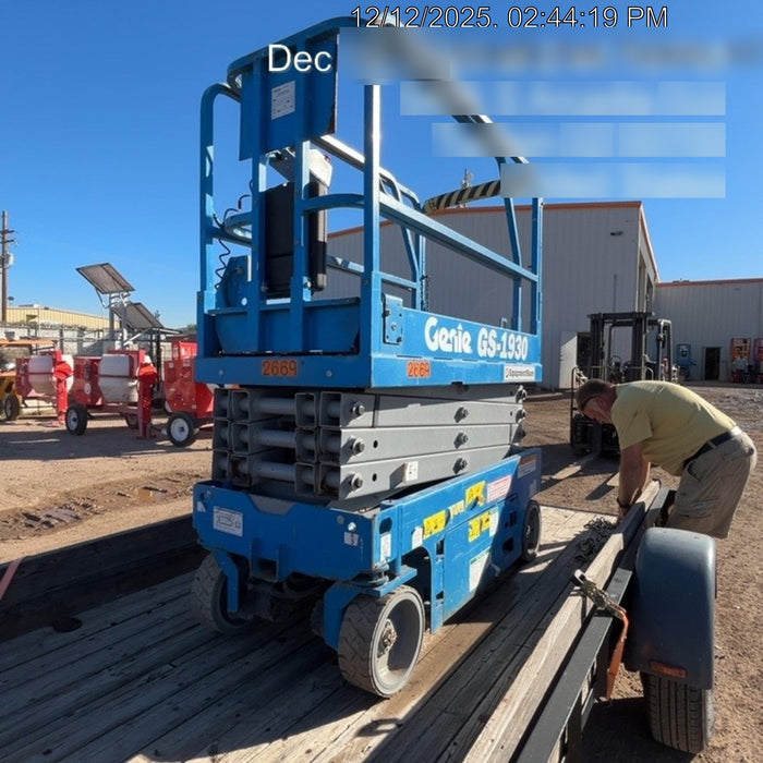 2016 Genie GS-1930 Genie GS-1930 Scissor Lift
