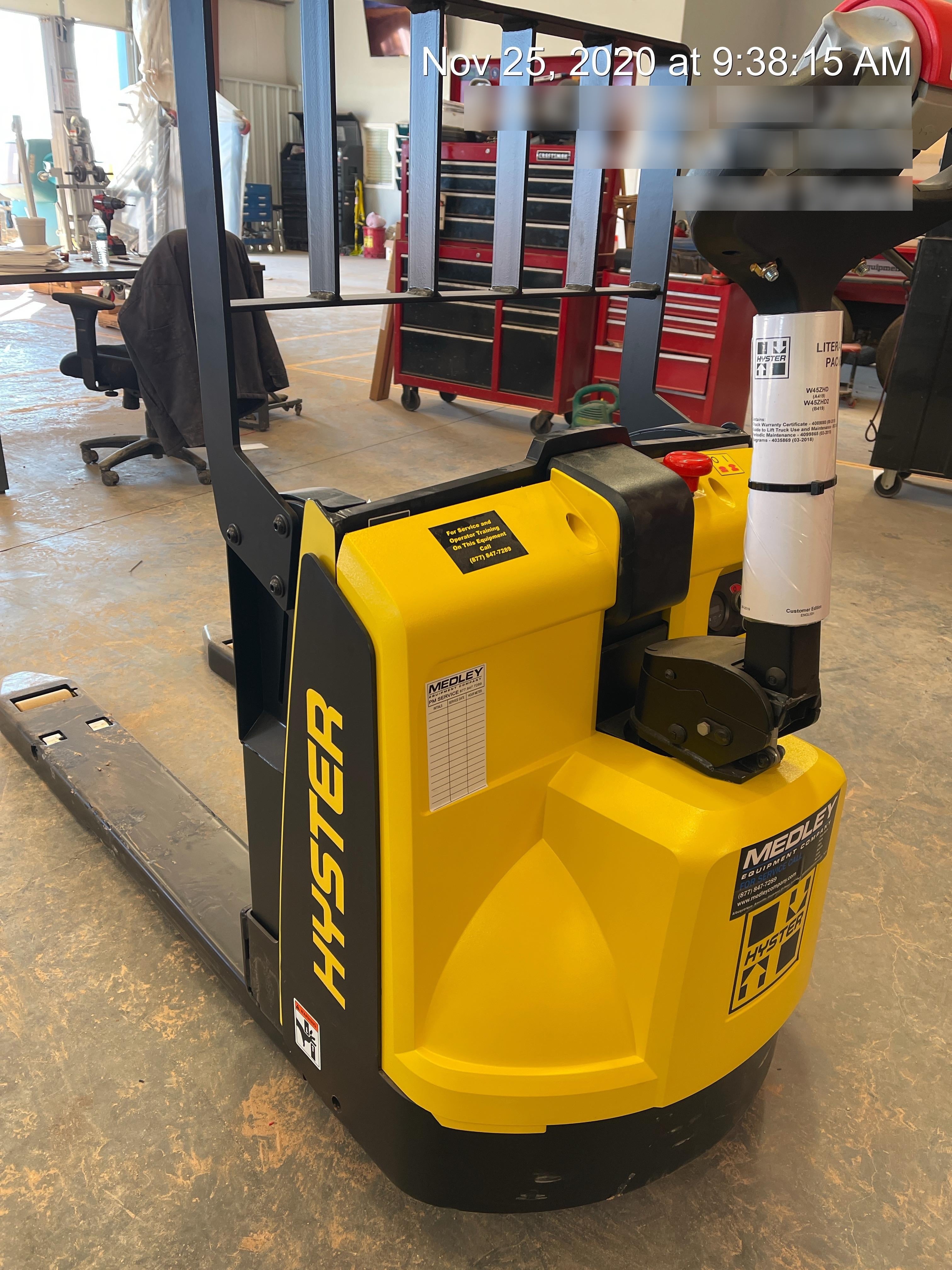 2020 HYSTER W45ZHD