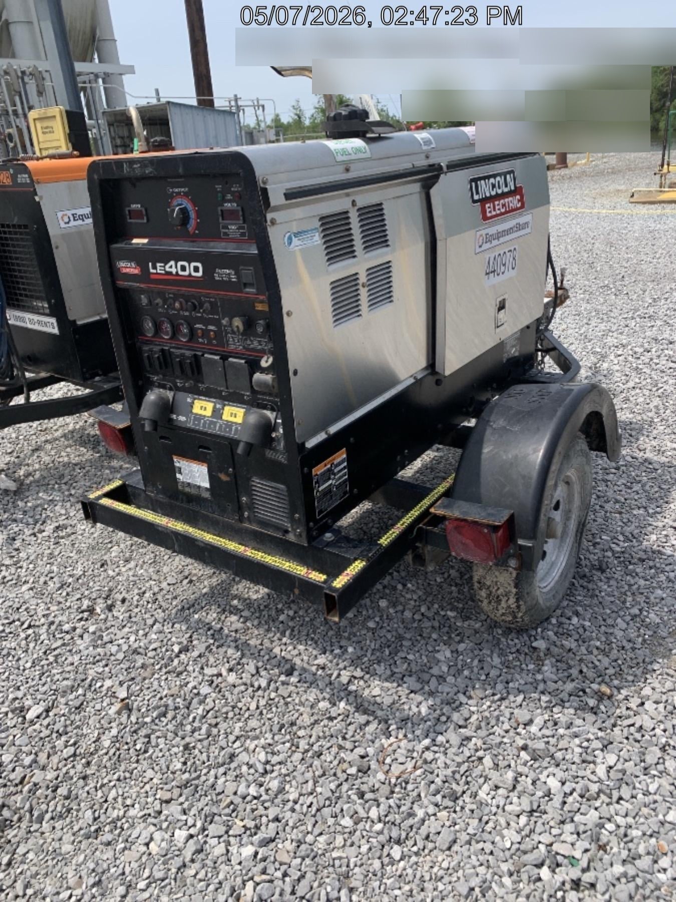 2024 Lincoln Electric LE400 Kubota V1505, Trlr, Cable Rack, Light Kit, ES Decals, T3