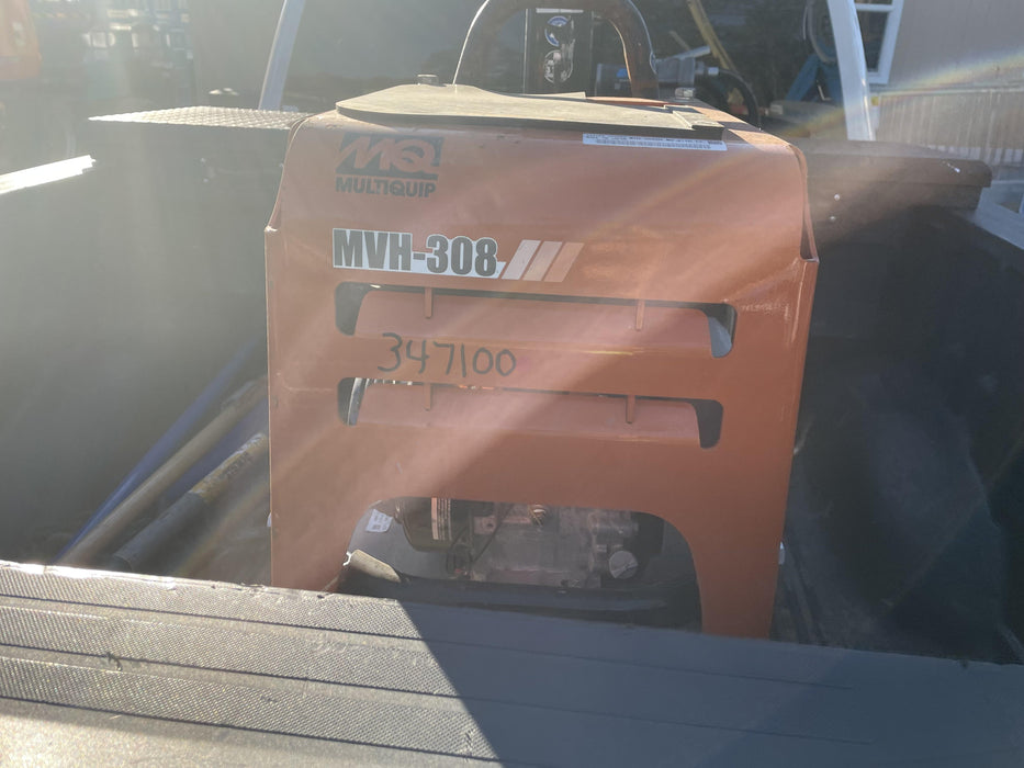 2023 Multiquip MV308GH Honda GX270, 18" Plate, Tachometer