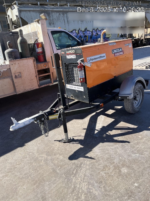 2022 Lincoln Electric LE400 Kubota V1505, Trlr, Cable Rack, Light Kit, ES Decals, T3