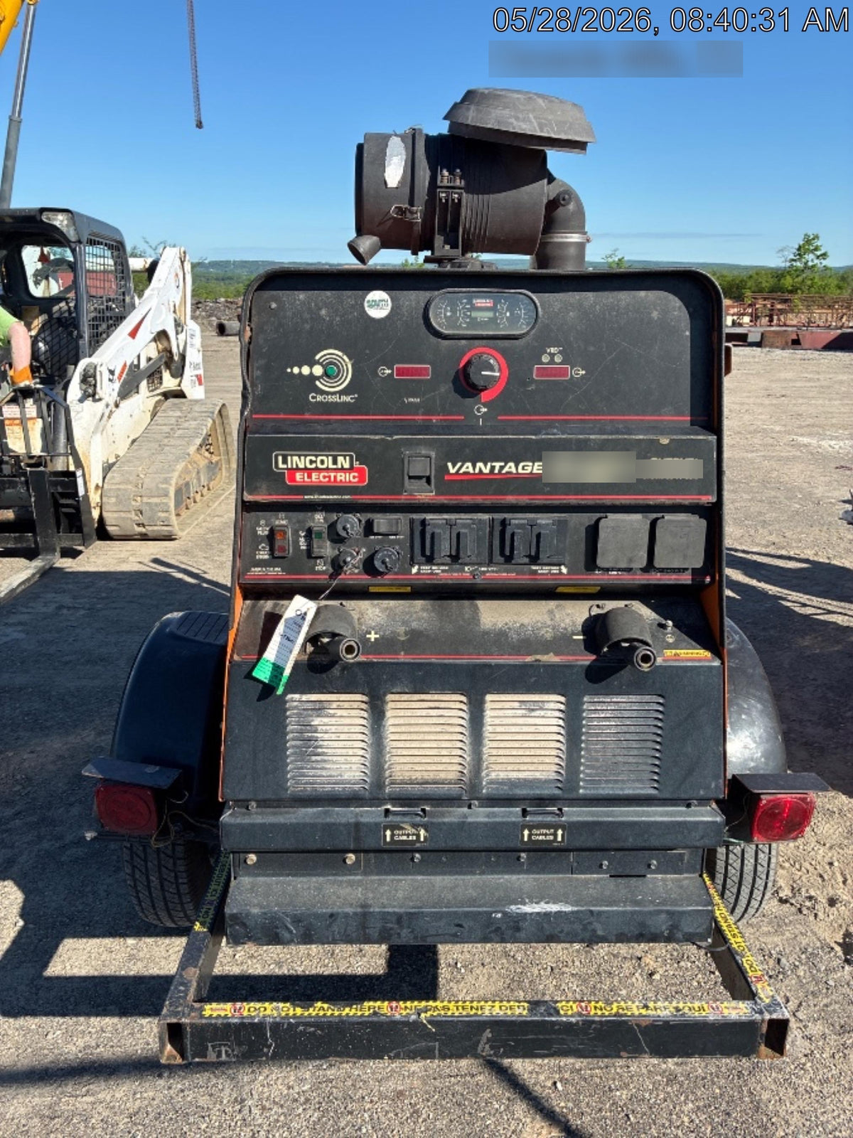 2021 Lincoln Electric Vantage 549X Ready Pak 3, ORANGE (includes trailer, cable rack, fender light kit)