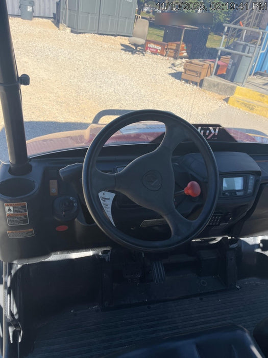 2022 Kubota RTV-X1140W-H Plastic Canopy, Windshield Acrylic Clear, LED Strobe Light, Wire Harness Kit, Back up Alarm