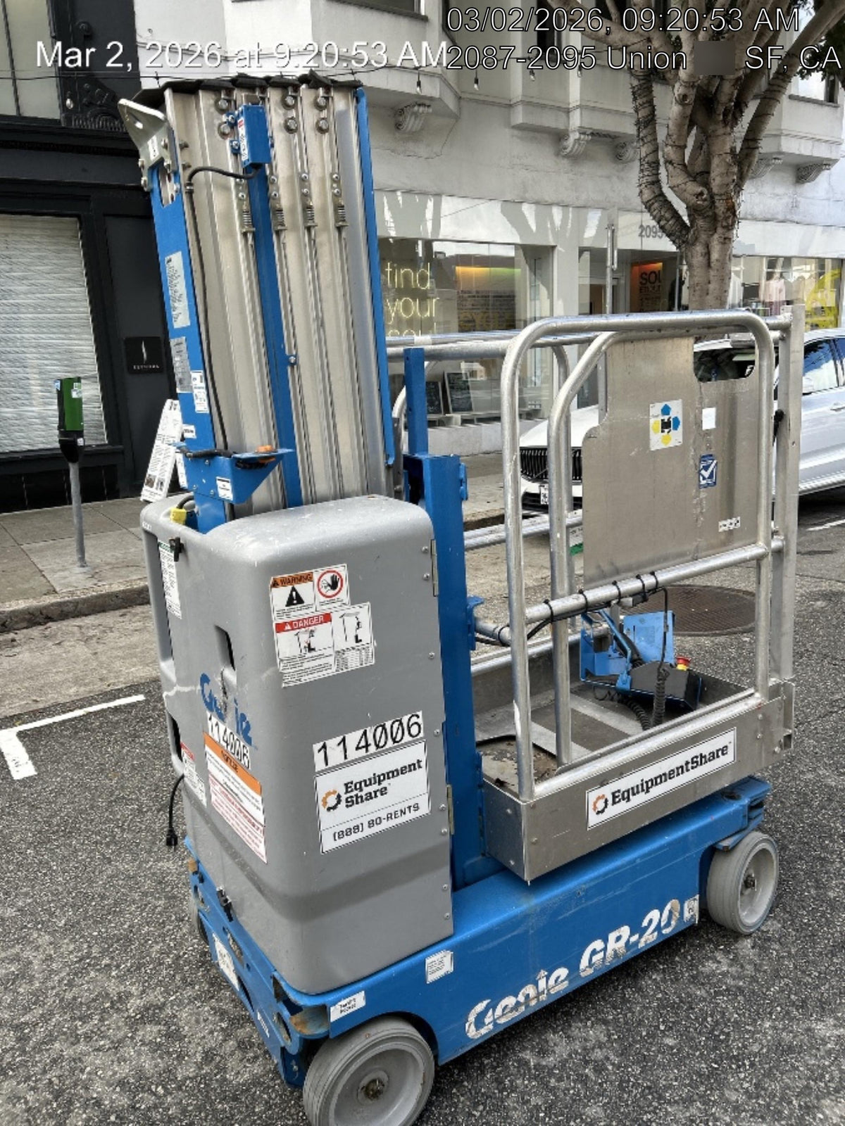 2020 GENIE GR-20