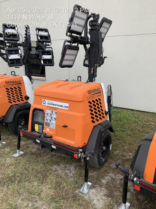 2023 Generac MLT2 Diesel, Flex Switch 120V Input, Powerzone Controller, 
(4) 320W LED Lights, 4kW Generator, 39.9 Gal Fuel Tank, 2" Ball, T3