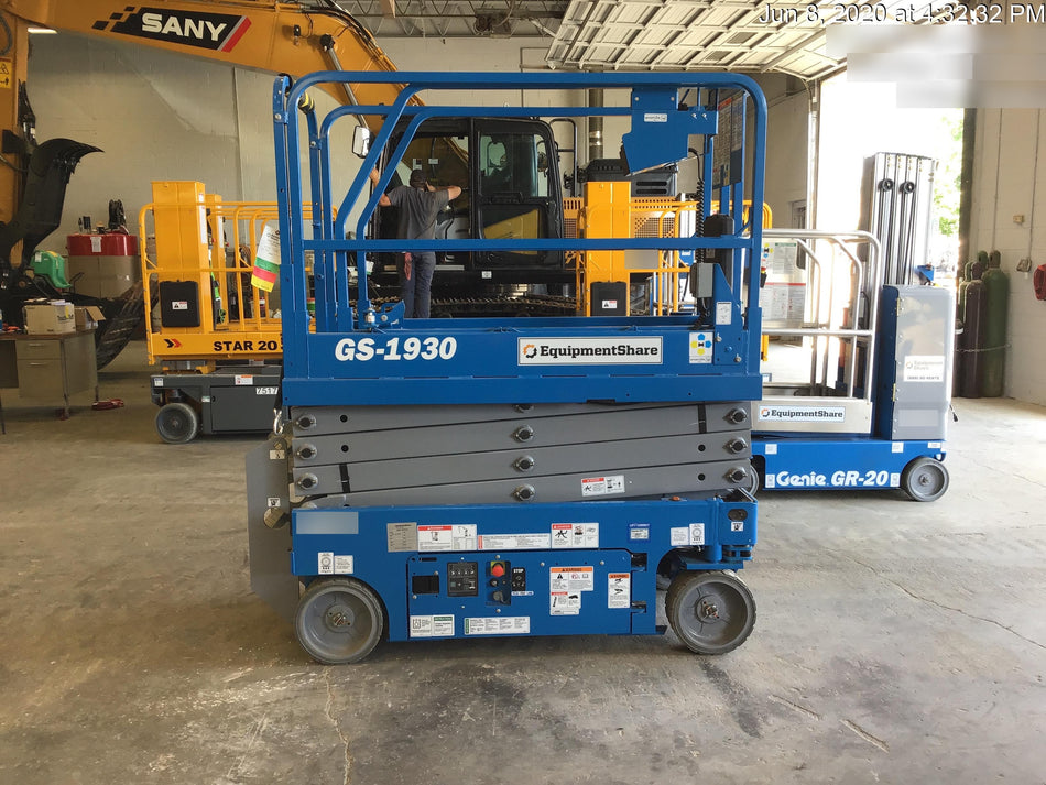 2020 Genie GS-1930 Fixed rails with chain entry gate - Pre A92.20