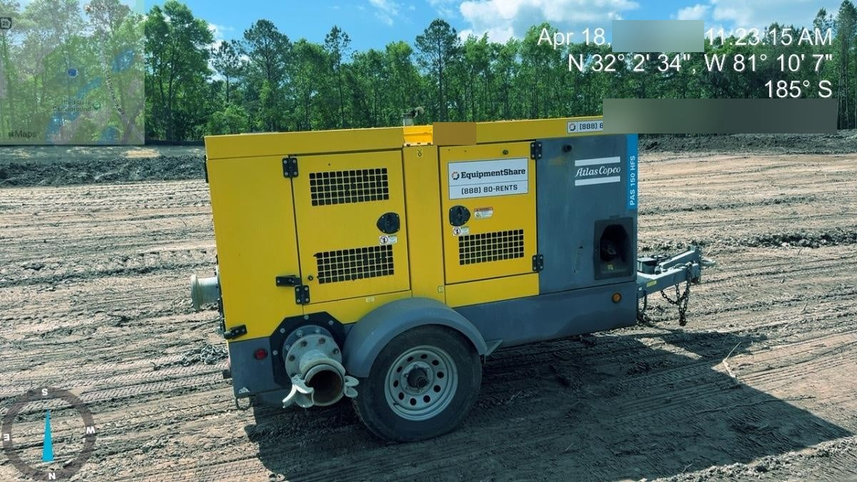 2020 ATLAS COPCO PAS 150 HF CS Enclosed