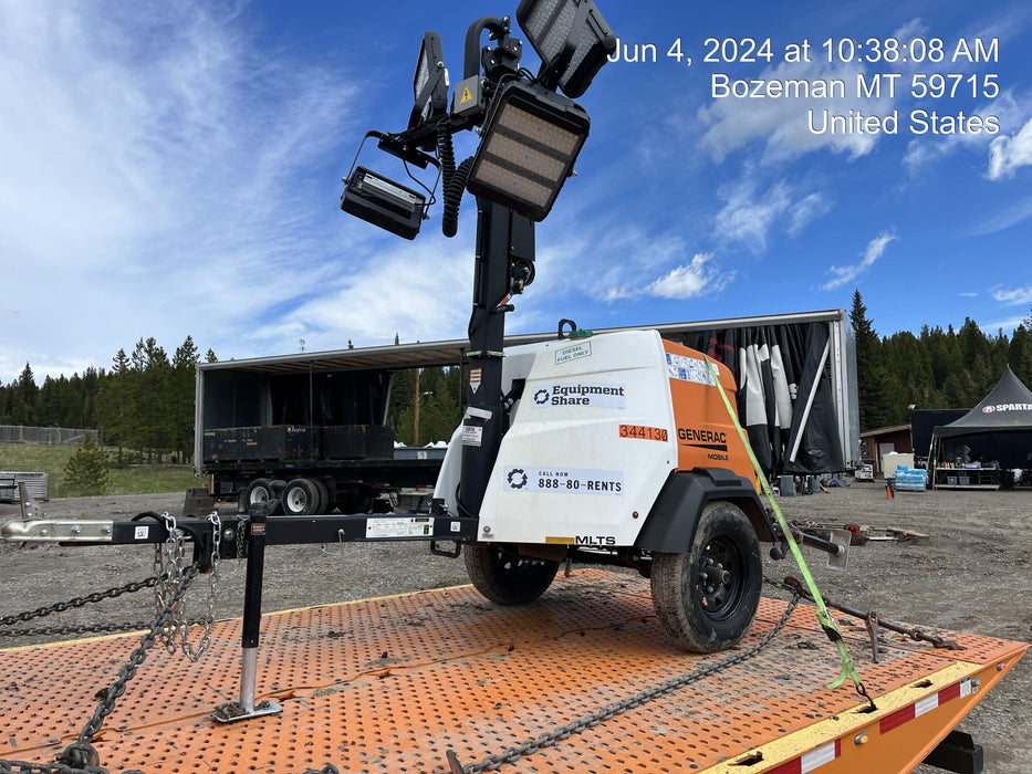 2023 Generac MLT2 Diesel, Flex Switch 120V Input, Powerzone Controller, (4) 320W LED Lights, 4kW Generator, 39.9 Gal Fuel Tank, 2" Ball, T3