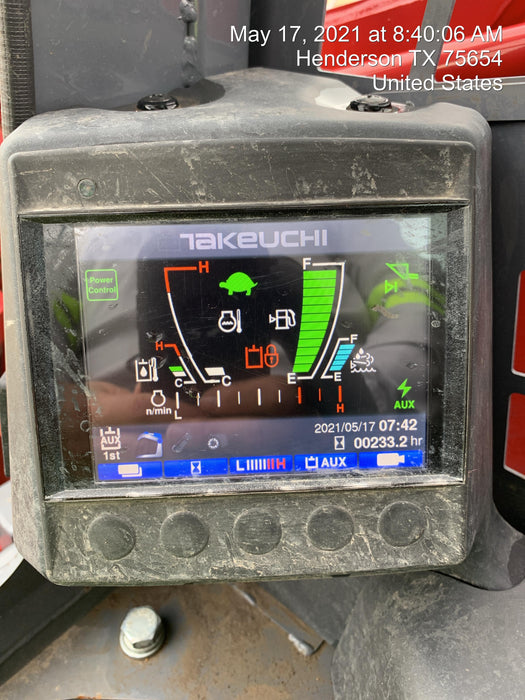 2020 Takeuchi TL12R2-R Canopy, Manual QC