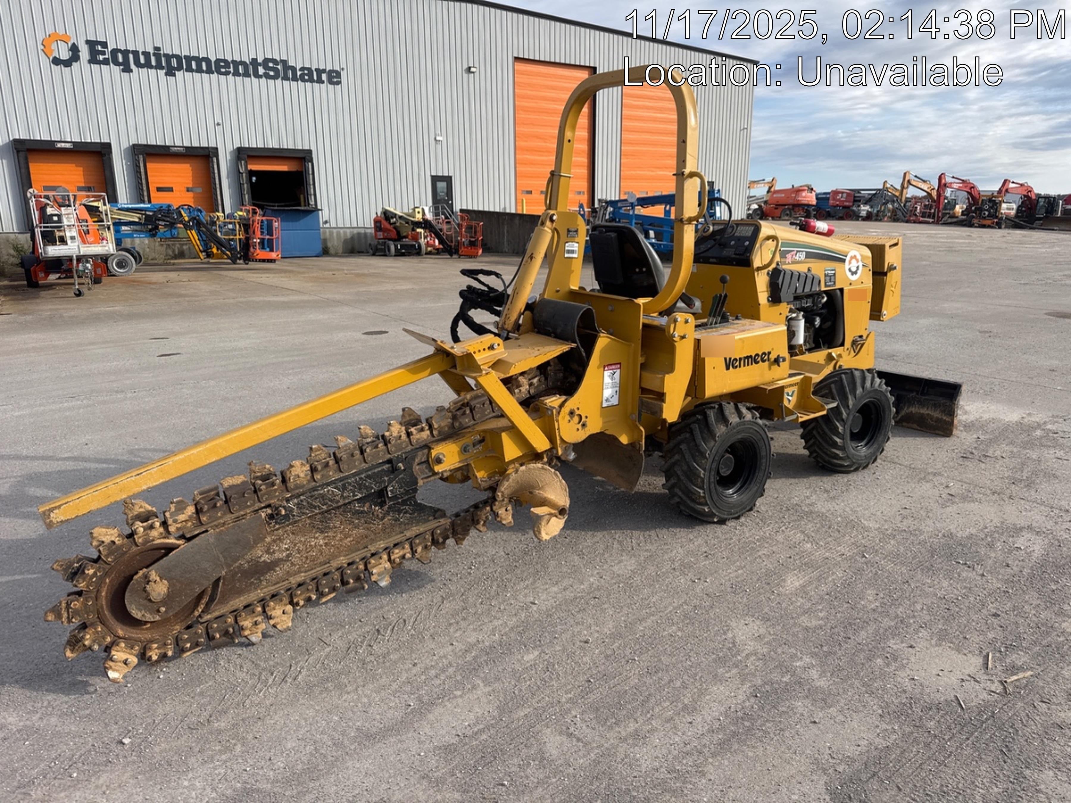 2019 VERMEER RTX450