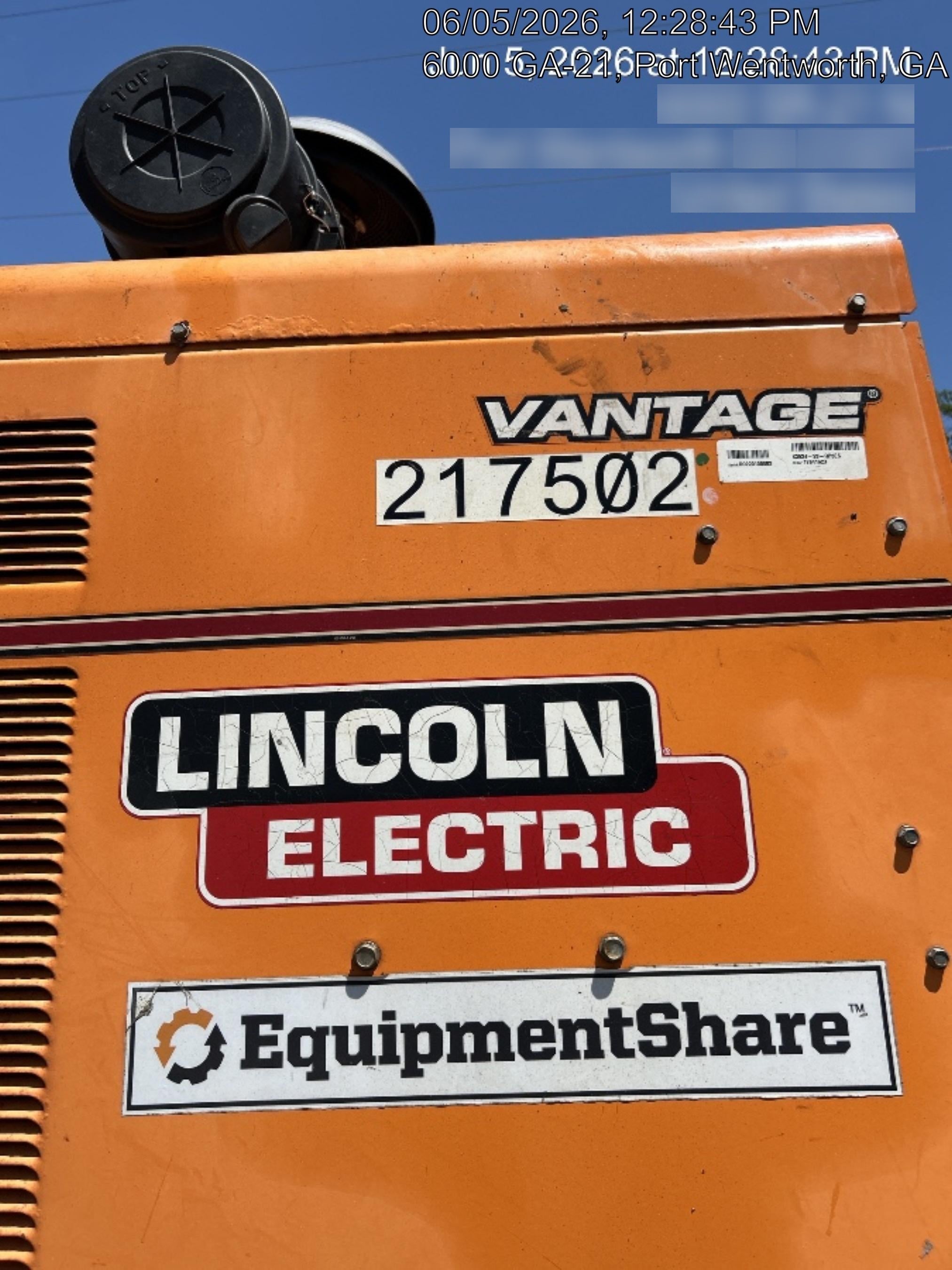 2021 LINCOLN ELECTRIC Vantage 322