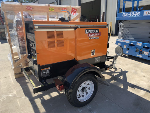2021 Lincoln Electric Vantage 322 Vantage 322 Ready Pak 3 w/ Decals, ORANGE (includes trailer, cable rack, fender light kit) NO Telematics