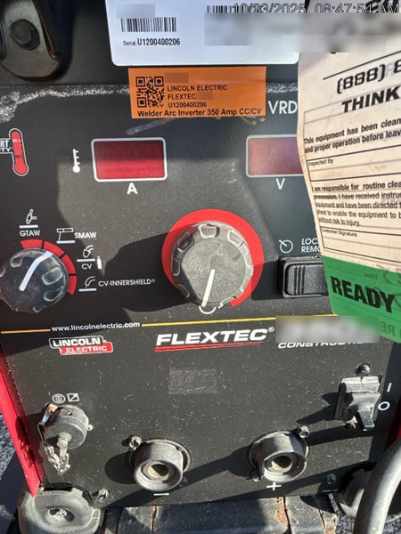 2022 LINCOLN ELECTRIC FLEXTEC 350X