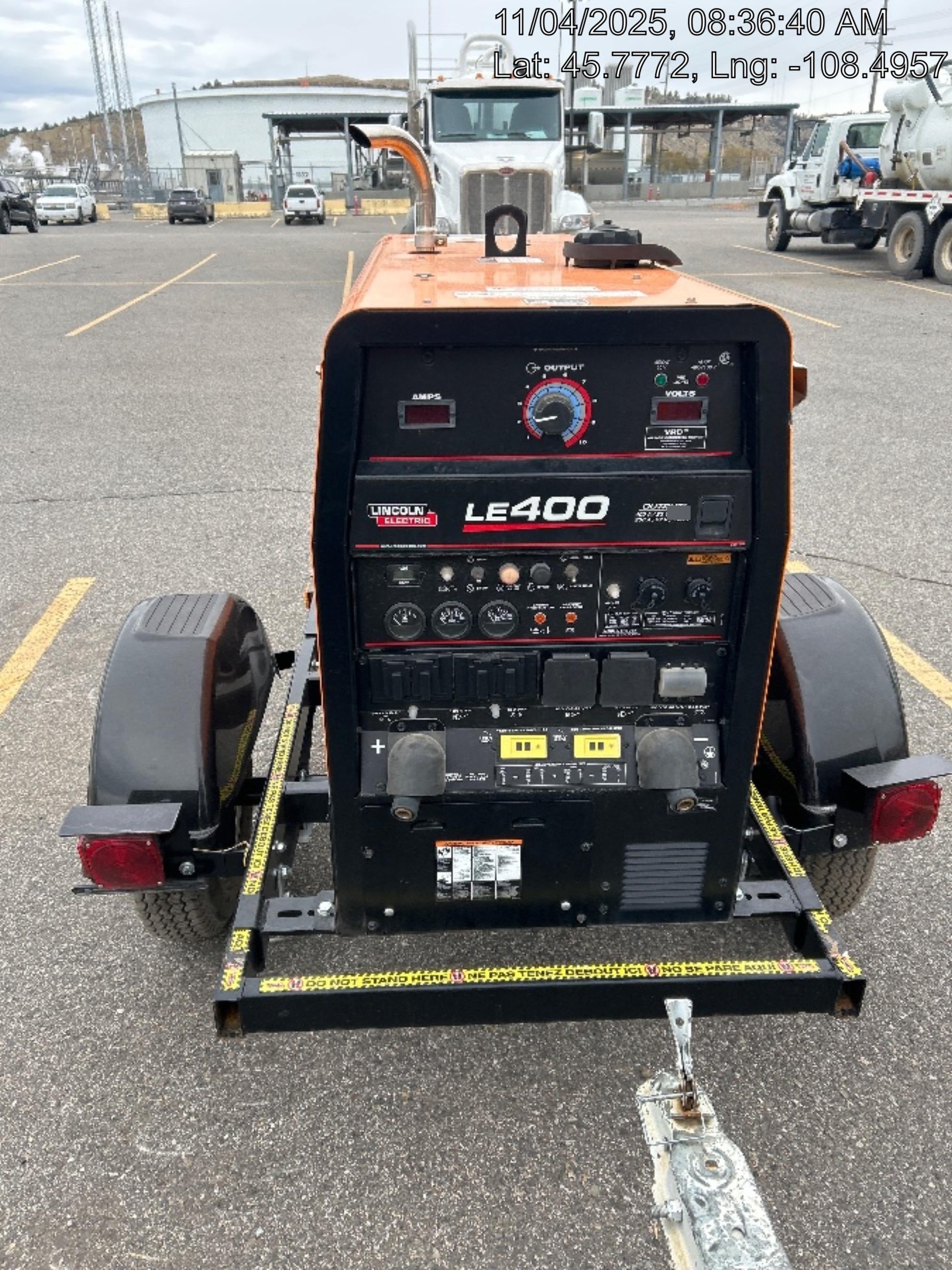 2022 Lincoln Electric LE400 Kubota V1505, Trlr, Cable Rack, Light Kit, ES Decals, T3