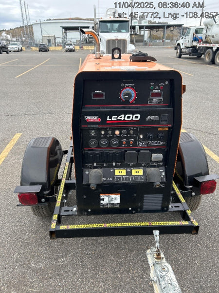 2022 Lincoln Electric LE400 Kubota V1505, Trlr, Cable Rack, Light Kit, ES Decals, T3