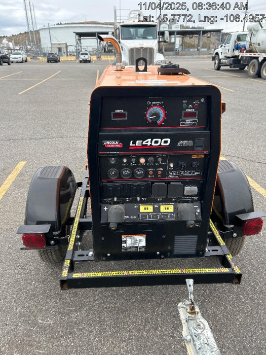 2022 Lincoln Electric LE400 Kubota V1505, Trlr, Cable Rack, Light Kit, ES Decals, T3