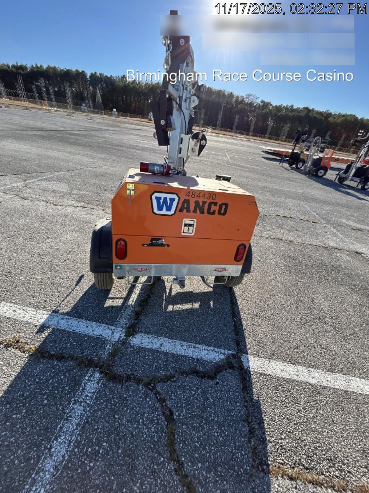 2024 Wanco WLTT-4MM4K Diesel, Mitsubishi L2E, 9.0HP @1800 rpm, Deep Sea Controller, Shore Power Plug, Auto Start, (4) 350W LED Floodlights, 4kW Generator, 60 Gal Fuel Tank, 2" Ball, T3