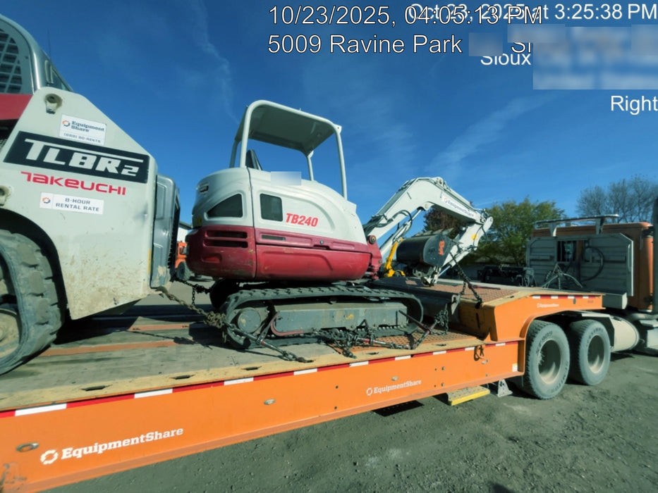 2019 TAKEUCHI TB240