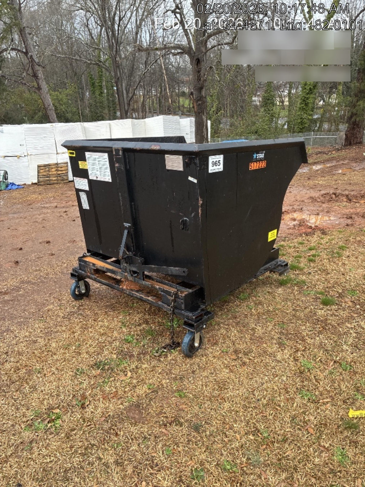 2025 STAR INDUSTRIES M-1820 - Self-Dump Hopper