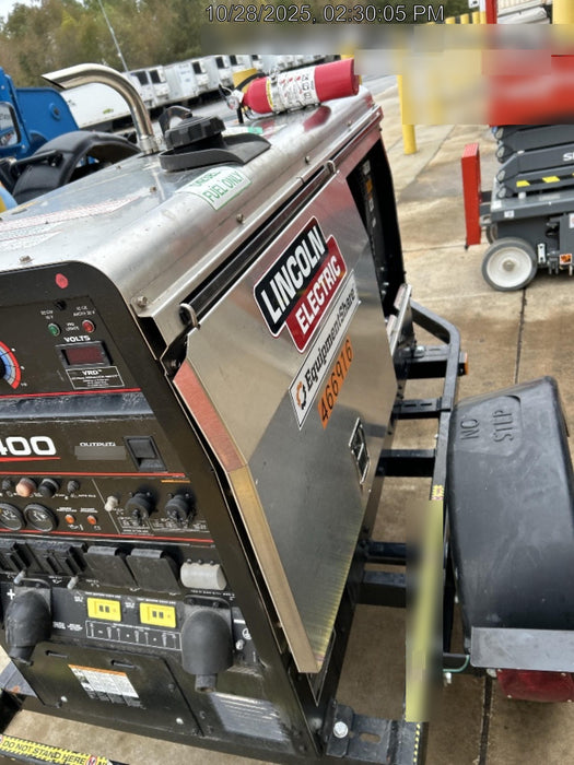 2024 Lincoln Electric LE400 Kubota V1505, Trlr, Cable Rack, Light Kit, ES Decals, T3