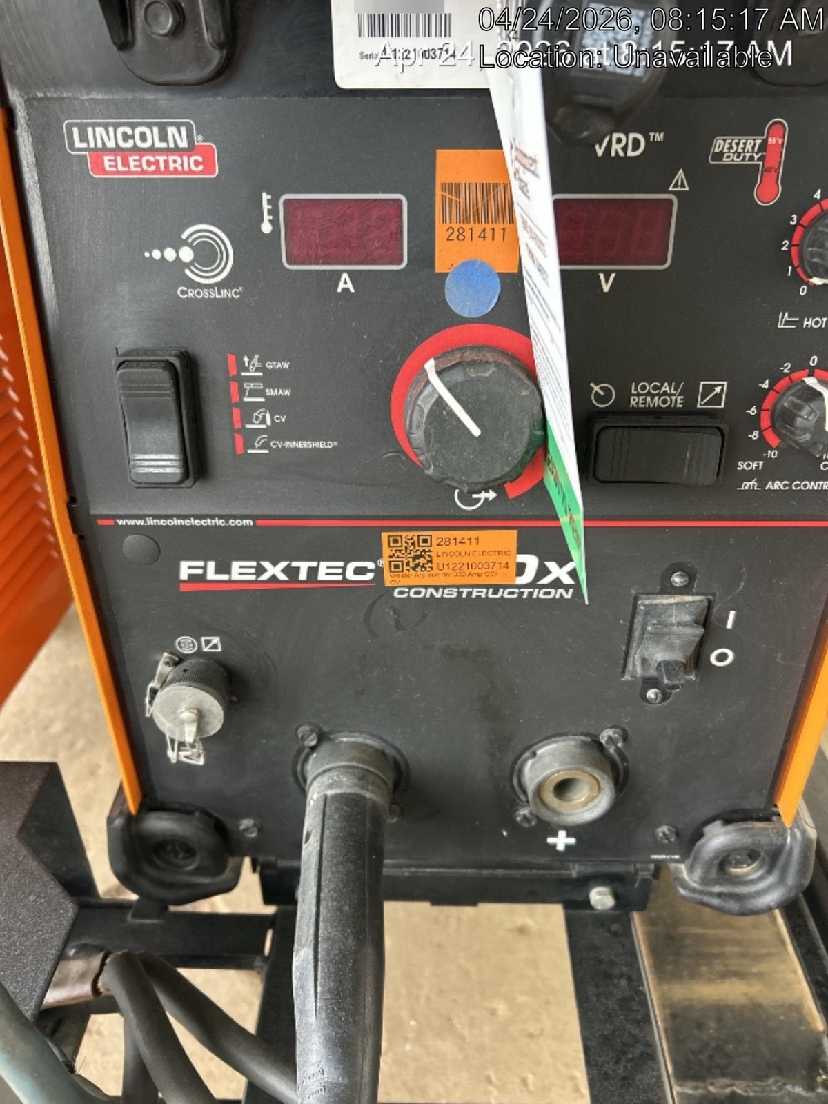 2022 LINCOLN ELECTRIC FLEXTEC 350X