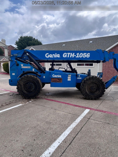 2018 Genie GTH-1056 Genie GTH-1056 w/Open ROPS, FF Tires, Work Light/Beacon, 60" Carriage and Forks
