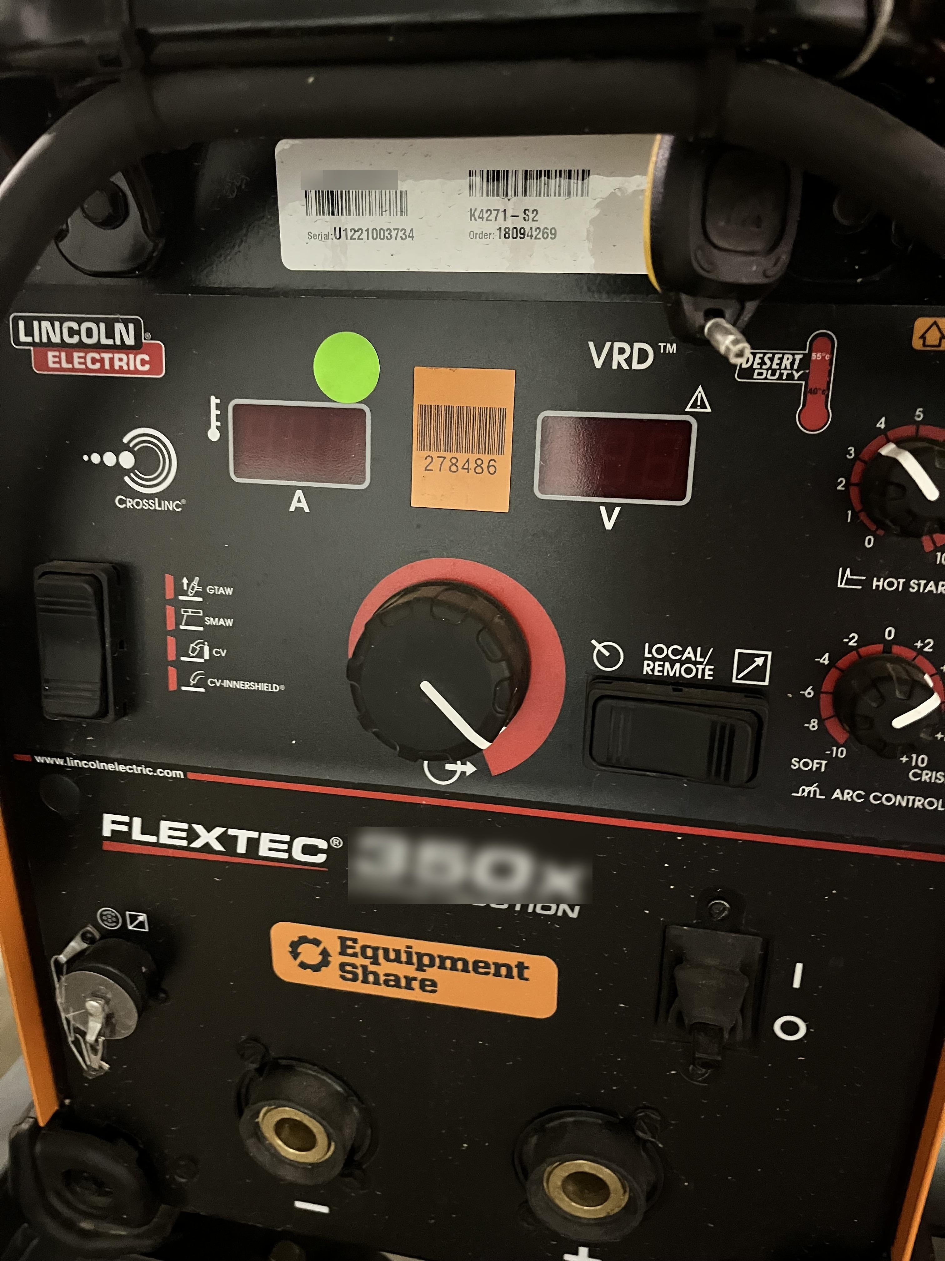 2022 LINCOLN ELECTRIC FLEXTEC 350X