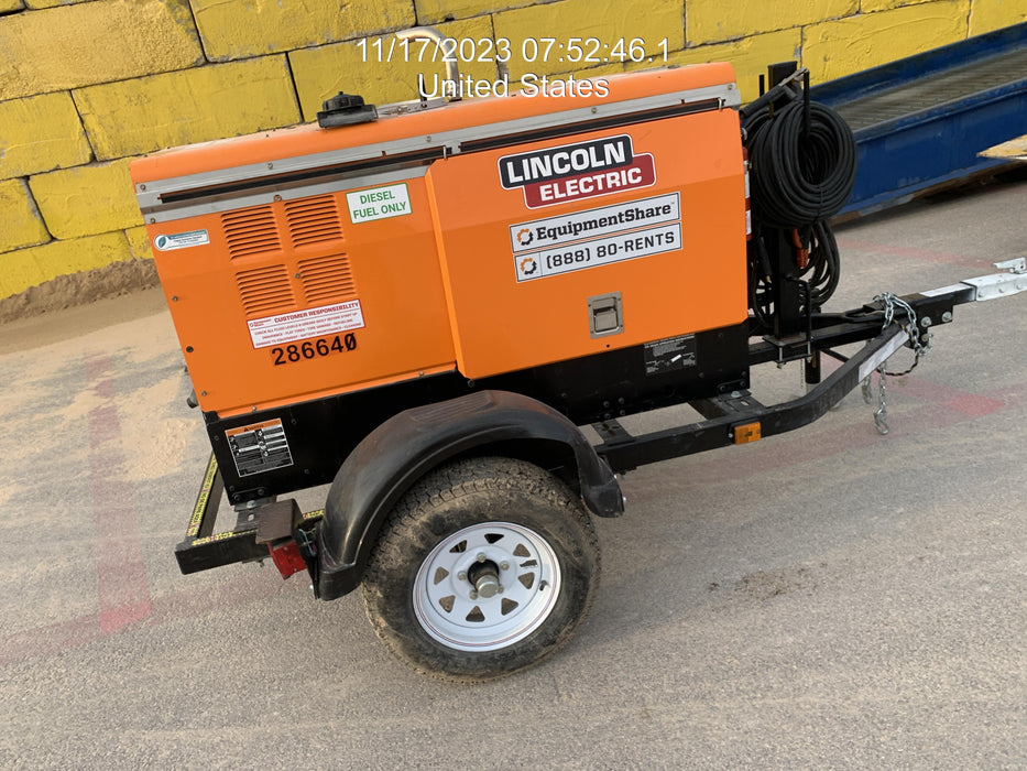 2022 Lincoln Electric LE400 Kubota V1505, Trlr, Cable Rack, Light Kit, ES Decals, T3