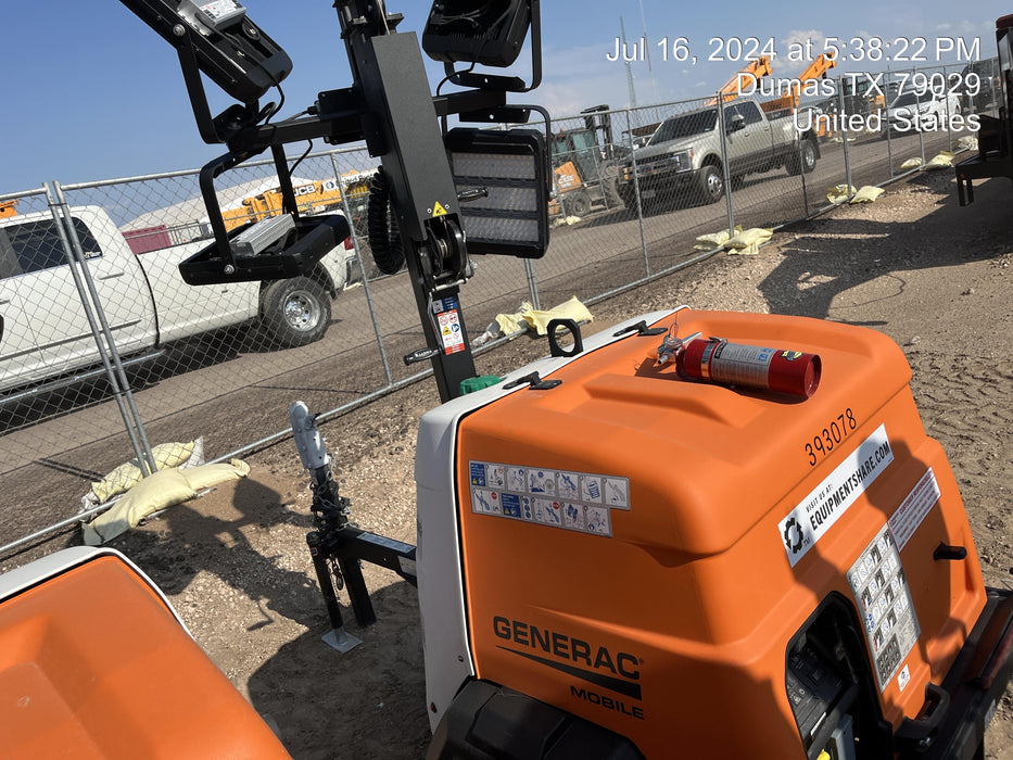 2024 Generac MLT2 Diesel, Flex Switch 120V Input, Powerzone Controller, 
(4) 320W LED Lights, 4kW Generator, 39.9 Gal Fuel Tank, 2" Ball, T3