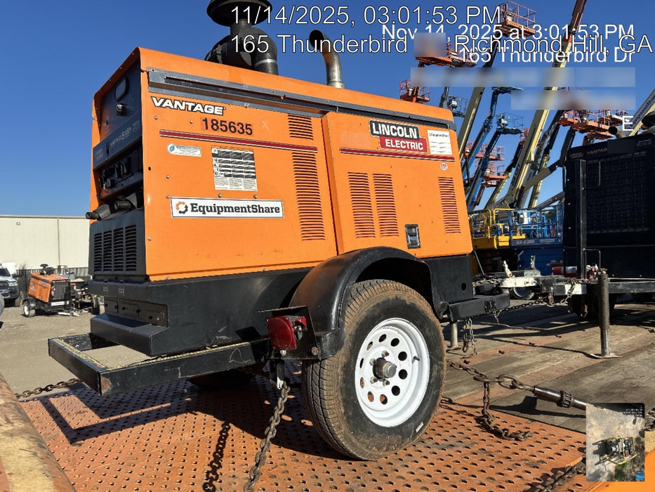 2021 Lincoln Electric Vantage 549X Ready Pak 3, ORANGE (includes trailer, cable rack, fender light kit)
