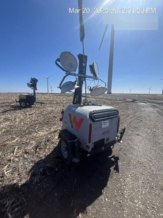 2018 Wacker Neuson LTV6L-MH Wacker Neuson LTV6L Mobile Light Tower w/Fuel Level Sensor Installed
