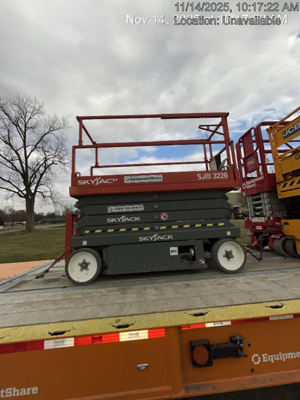2017 Skyjack SJIII-3226 Standard Rental Specs