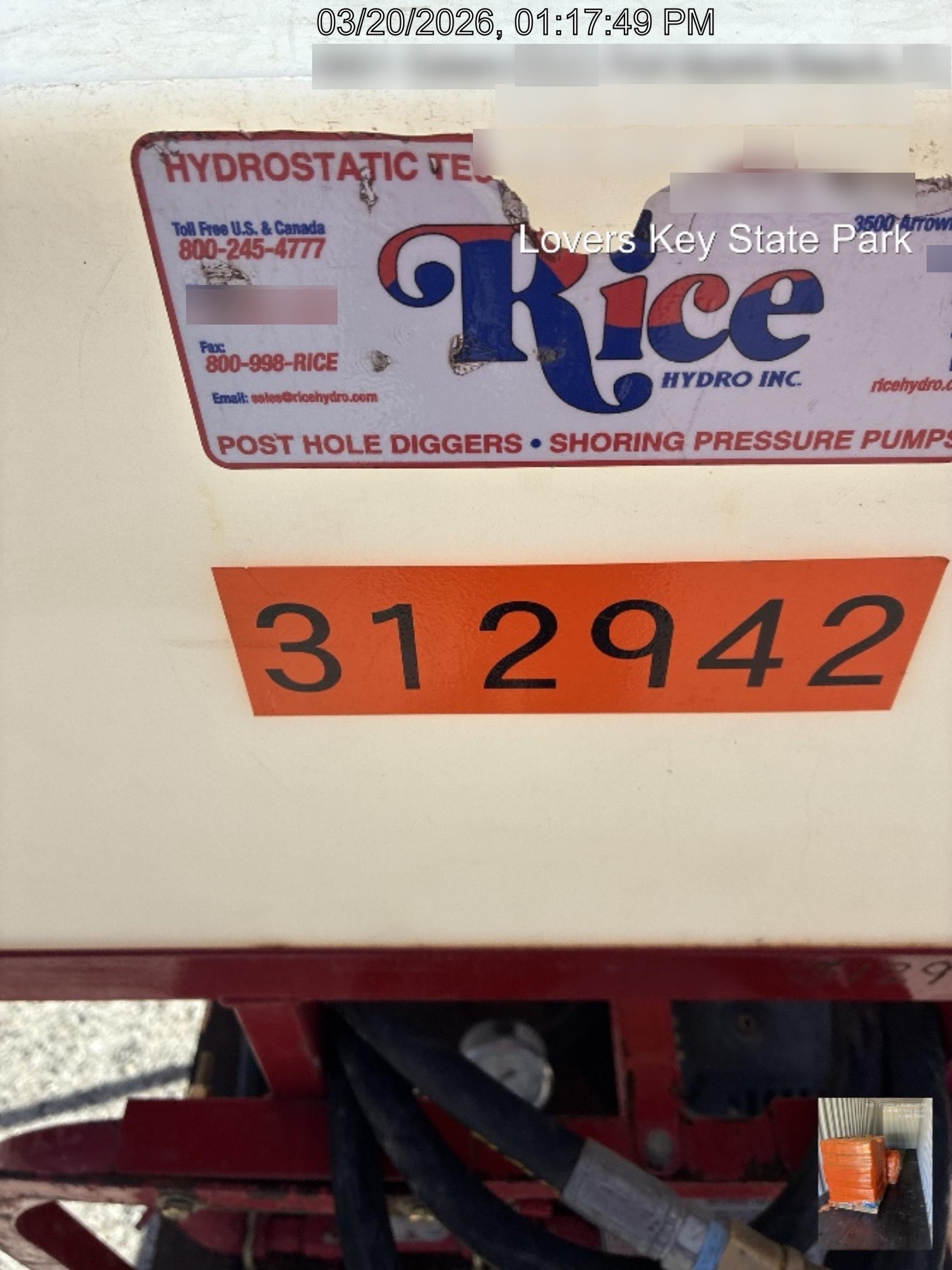 2023 RICE HYDRO DPH-3B