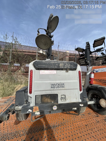 2018 Wacker Neuson LTV6L-MH Wacker Neuson LTV6L Mobile Light Tower w/Fuel Level Sensor Installed