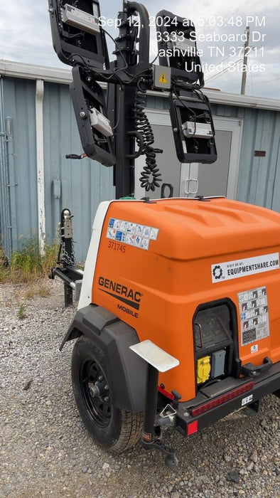 2023 Generac MLT2 Diesel, Flex Switch 120V Input, Powerzone Controller, 
(4) 320W LED Lights, 4kW Generator, 39.9 Gal Fuel Tank, 2" Ball, T3