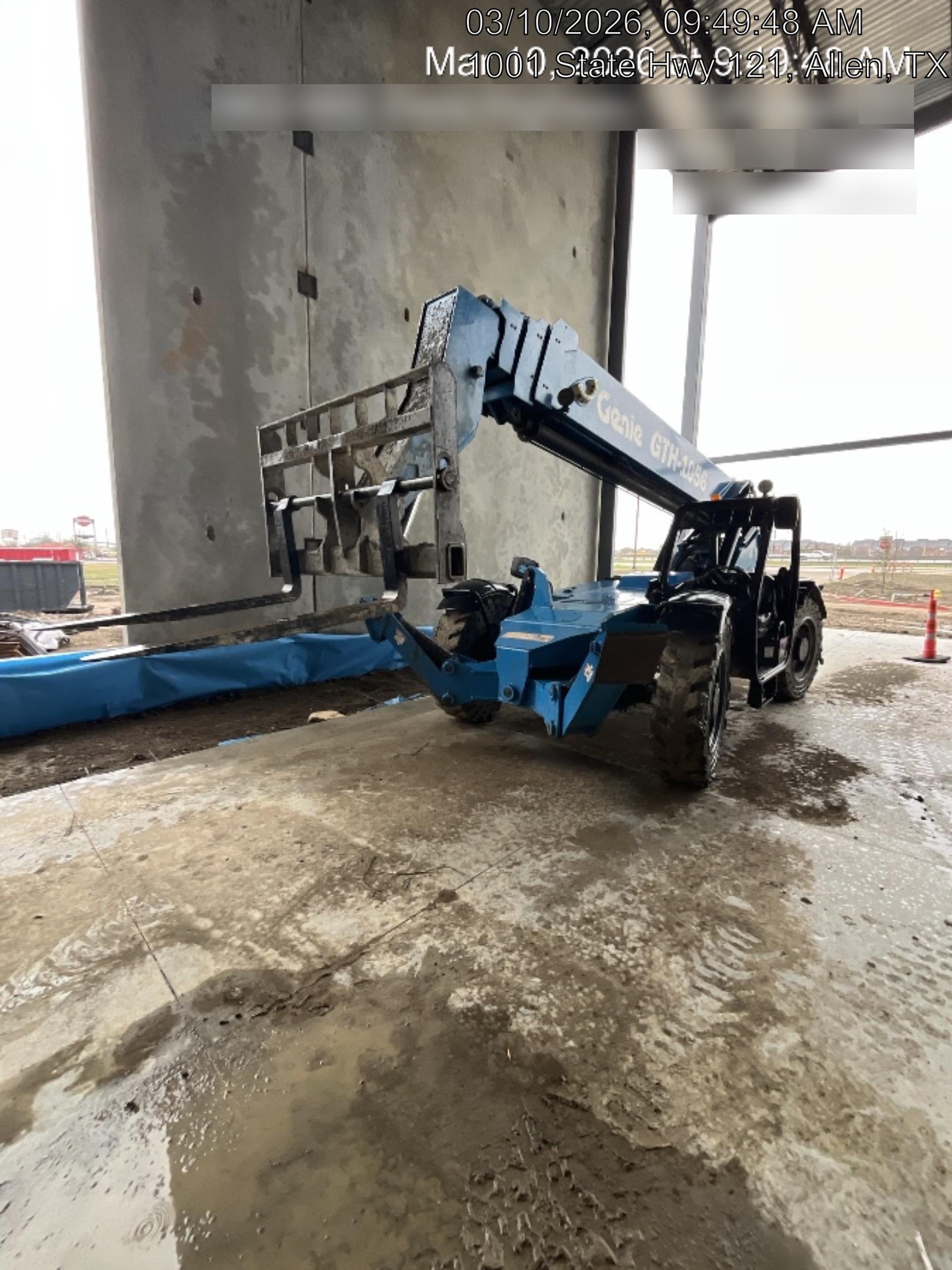 2017 Genie GTH-1056 Genie GTH1056, Solid Tires, 60" carriage, Light Kit, Open ROPS