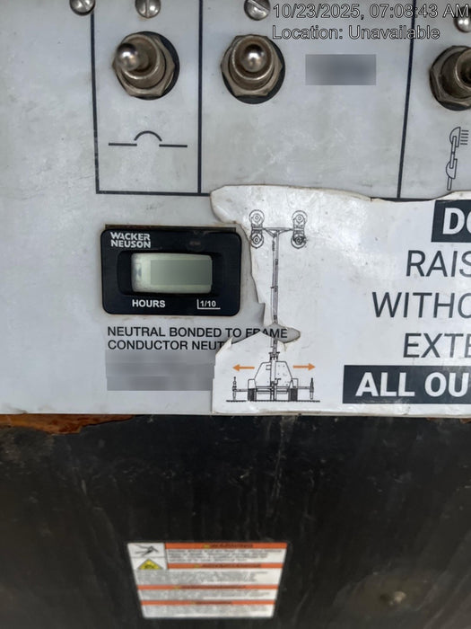 Wacker Neuson LTV6K-MH Wacker Neuson LTV6K Towable Light Tower