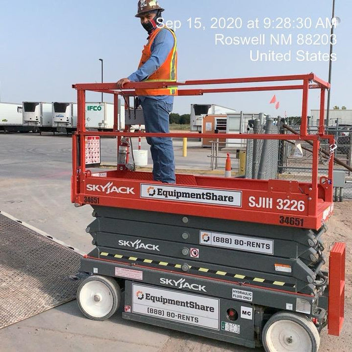 2019 Skyjack SJIII-3226 Standard Options, Trojan Batteries